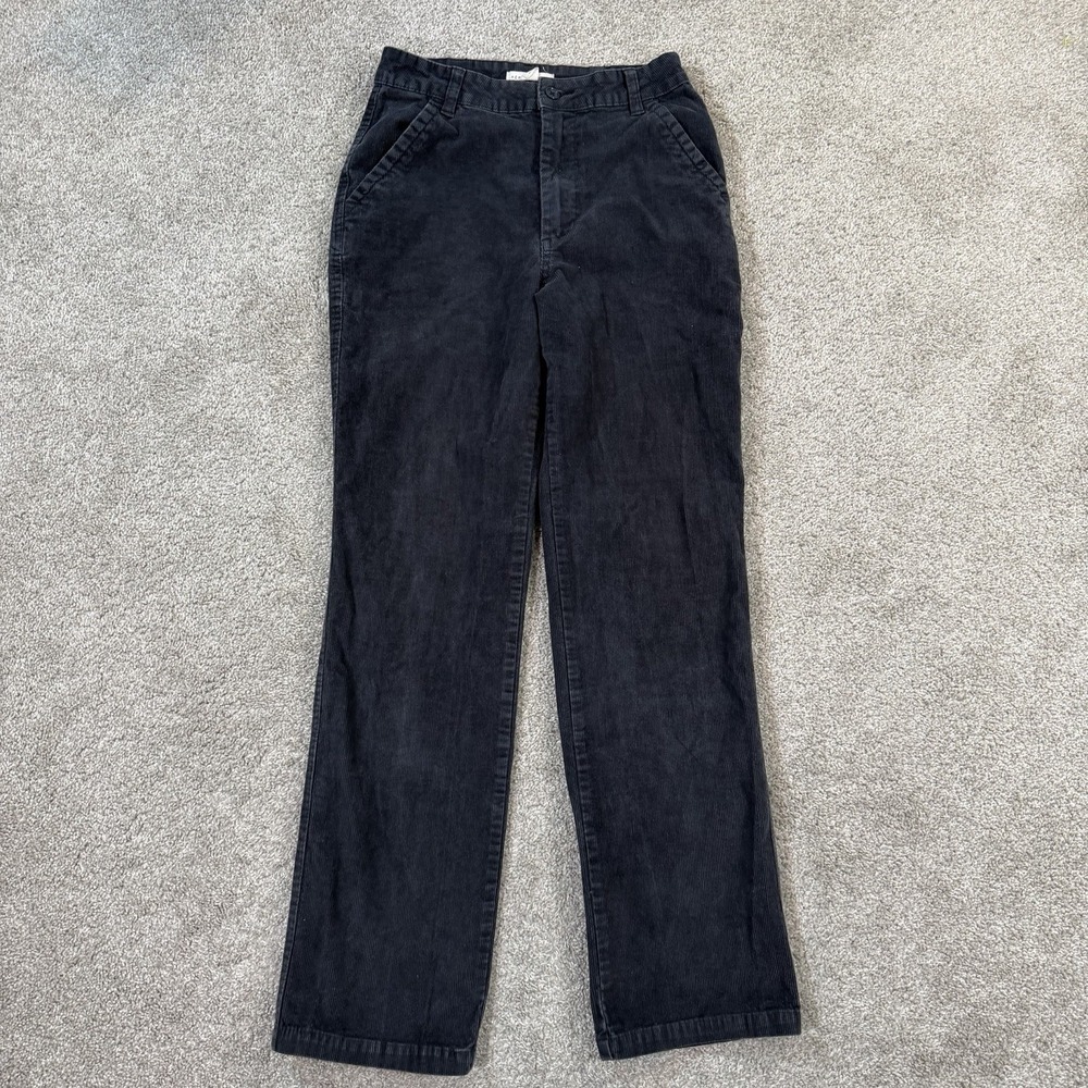 Aeropostale Corduroy Pants 4 Navy Straight Leg Mid Rise Casual‎ Classic